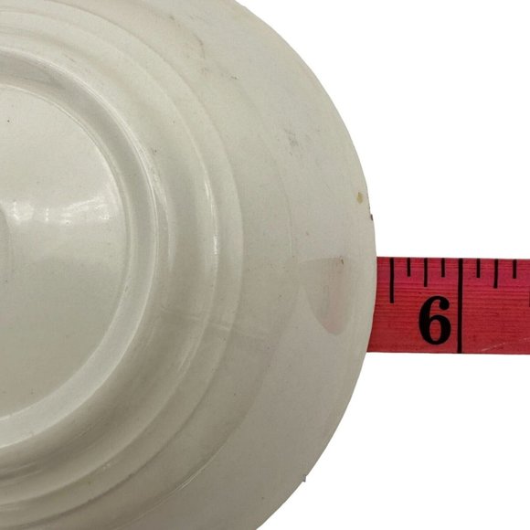 Homer Laughlin Eggshell Nautilus Rhythm Rose China Cereal Bowls Set of 8 5.5 in - Picture 4 of 8